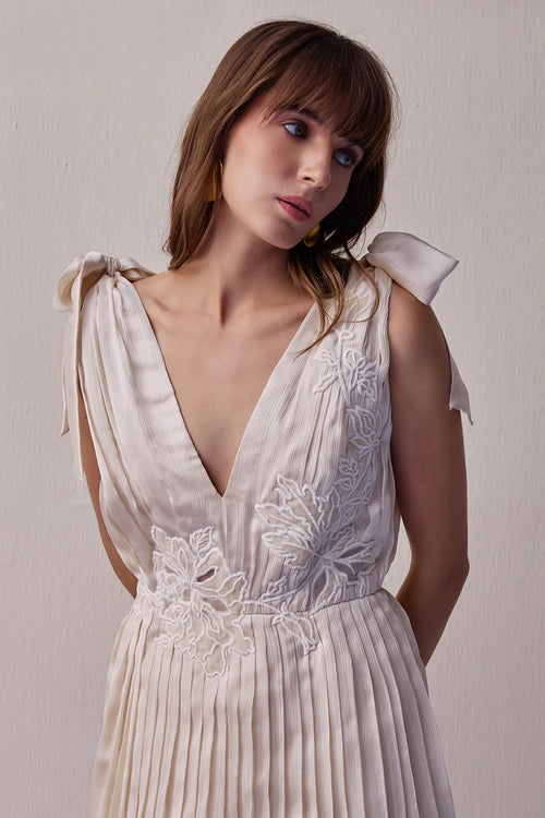 Clover Crinkled Dress