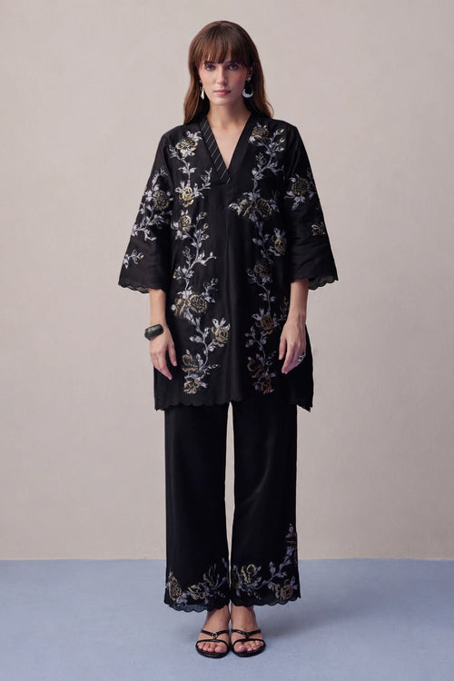 Jasmine Black Co-ord Set