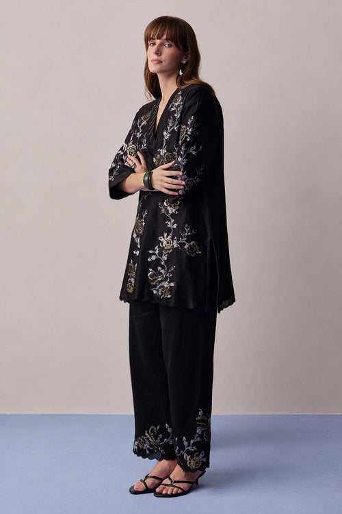 Jasmine Black Co-ord Set