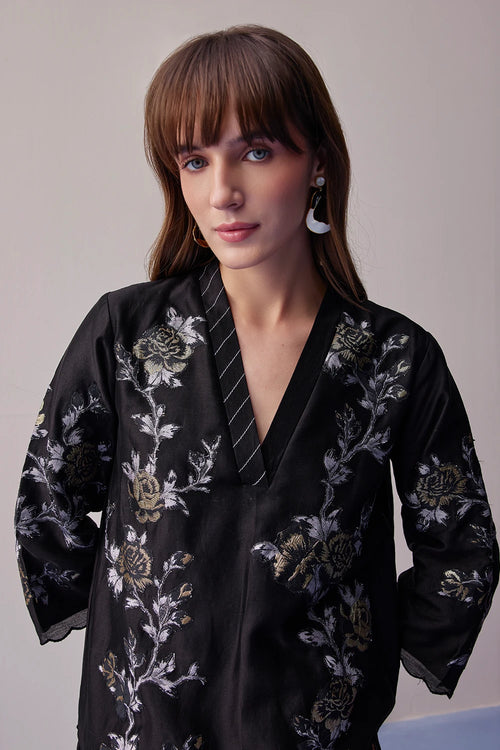 Jasmine Black Co-ord Set