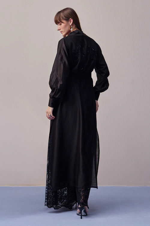 Dahlia Black Co-ord Set