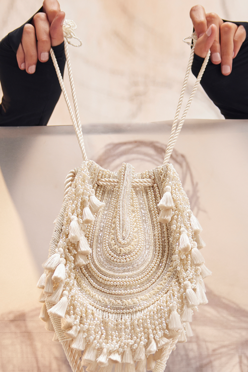 The Heirloom Ivory Bag