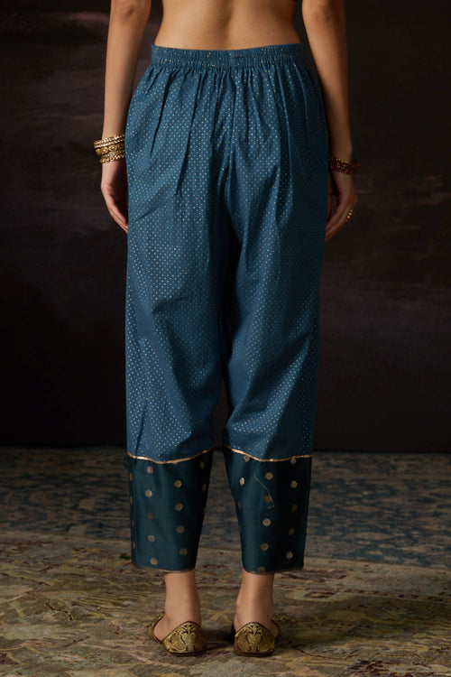 Tuba Teal Salwar