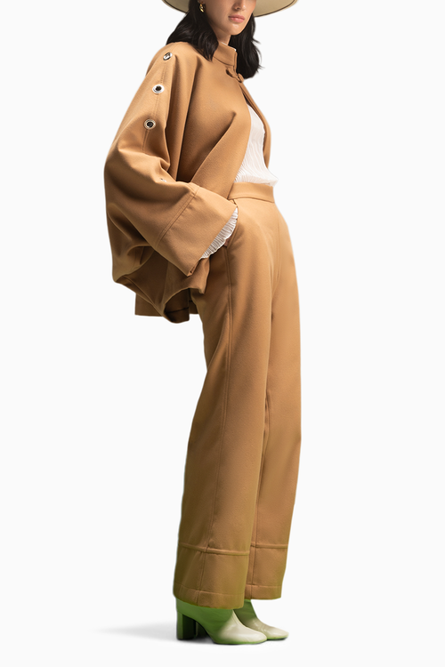 Tan Kaftan Co-ord Set