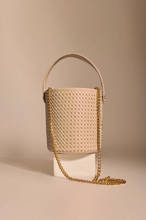 Crème Intermesh Bucket Bag