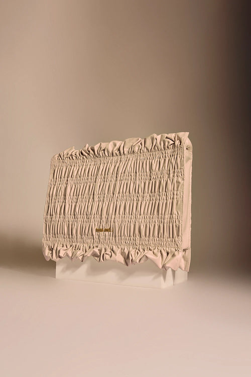 Crème Drift Wristlet