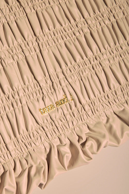 Crème Drift Wristlet