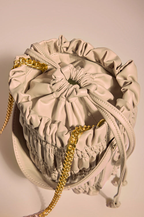 Crème Drift Bucket Bag