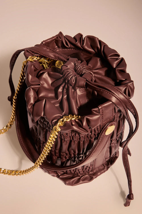 Mocha Drift Bucket Bag