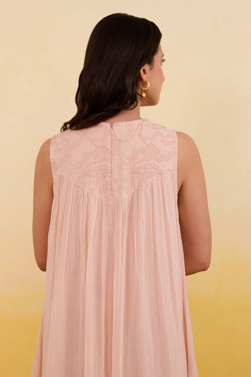 Apricot Bloom Dress