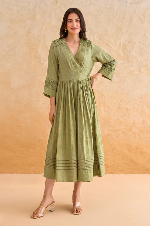 Olive Fern Dress