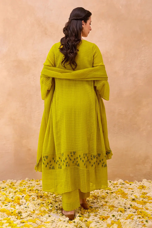 Amber Bloom Kurta Set