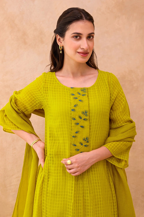 Amber Bloom Kurta Set