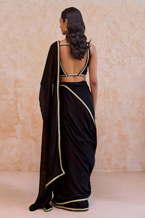 Black Siyahi Saree
