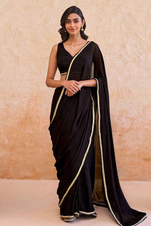 Black Siyahi Saree