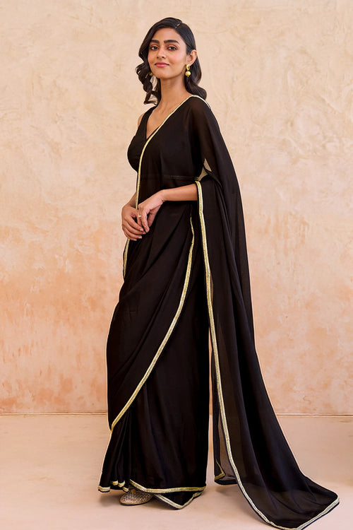 Black Siyahi Saree