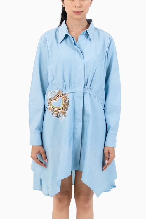 Blue Taz Dress