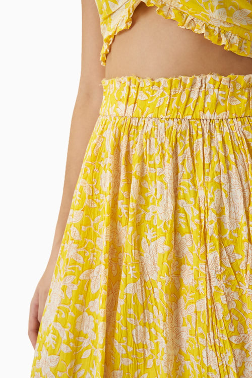 The Yellow Mysore Skirt