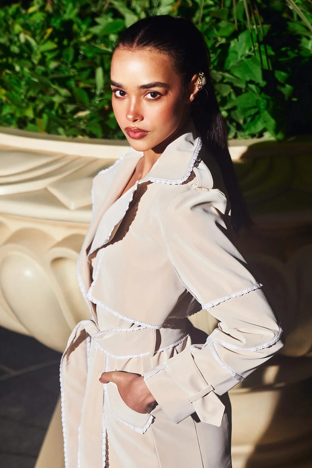 Tia White Trench