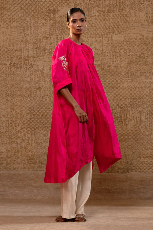 Tinka Pink Long Kurta