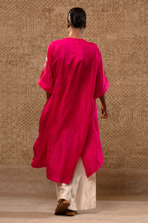 Tinka Pink Long Kurta