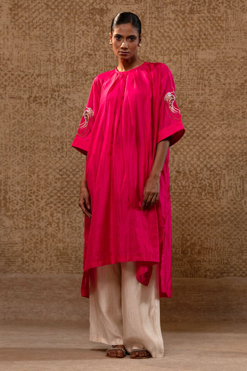 Tinka Pink Long Kurta