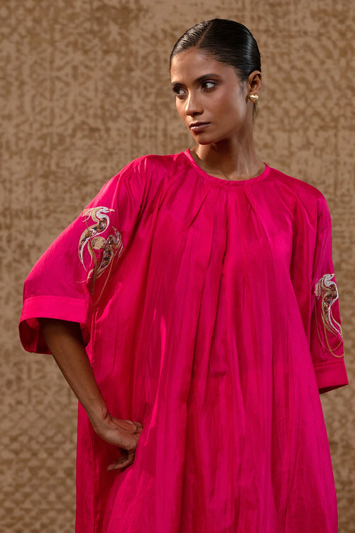 Tinka Pink Long Kurta