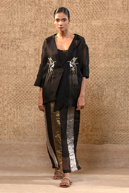 Tinka Black Jacket Set