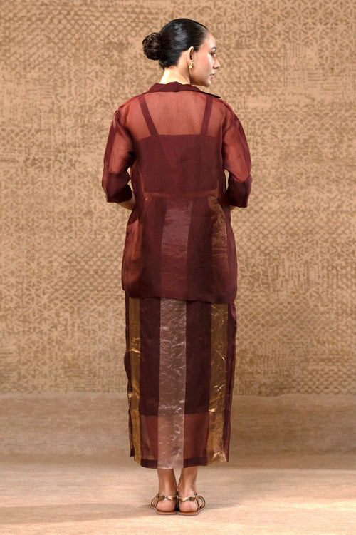 Tinka Brown Jacket Set