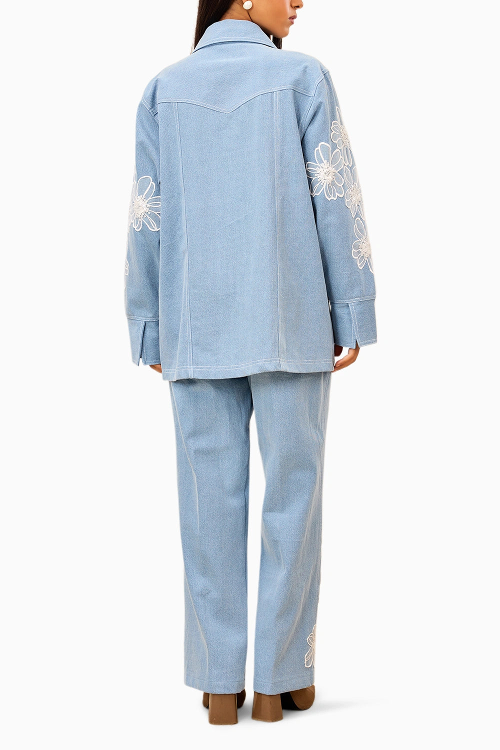 Sky Bloom Co-ord Set