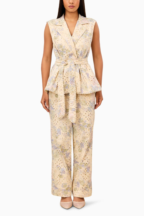 Pastel Garden Cutwork Set