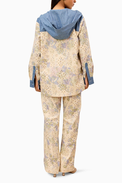 Pastel Garden Hoodie Set