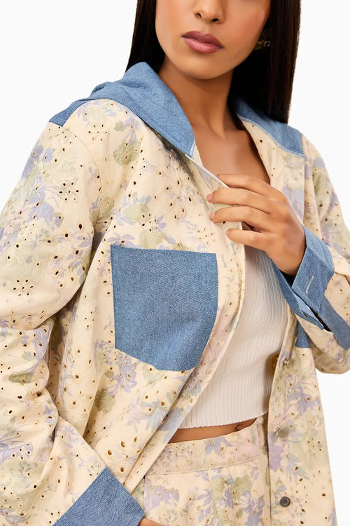 Pastel Garden Hoodie Set