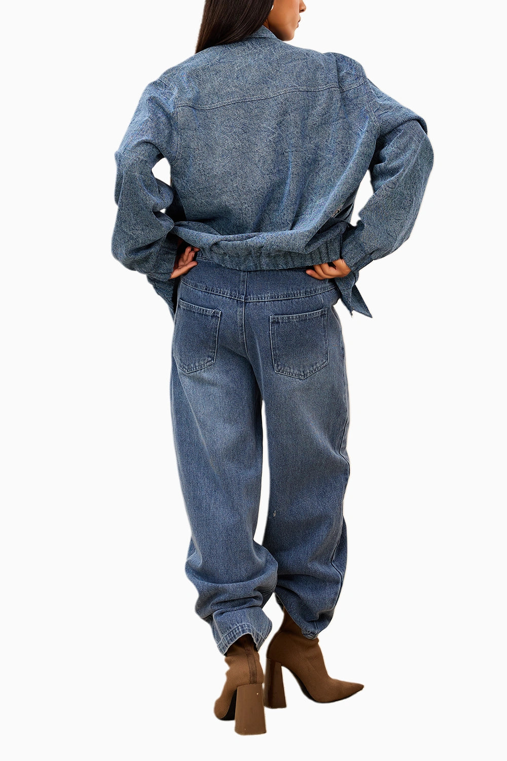 Blue Blossom Denim Jacket