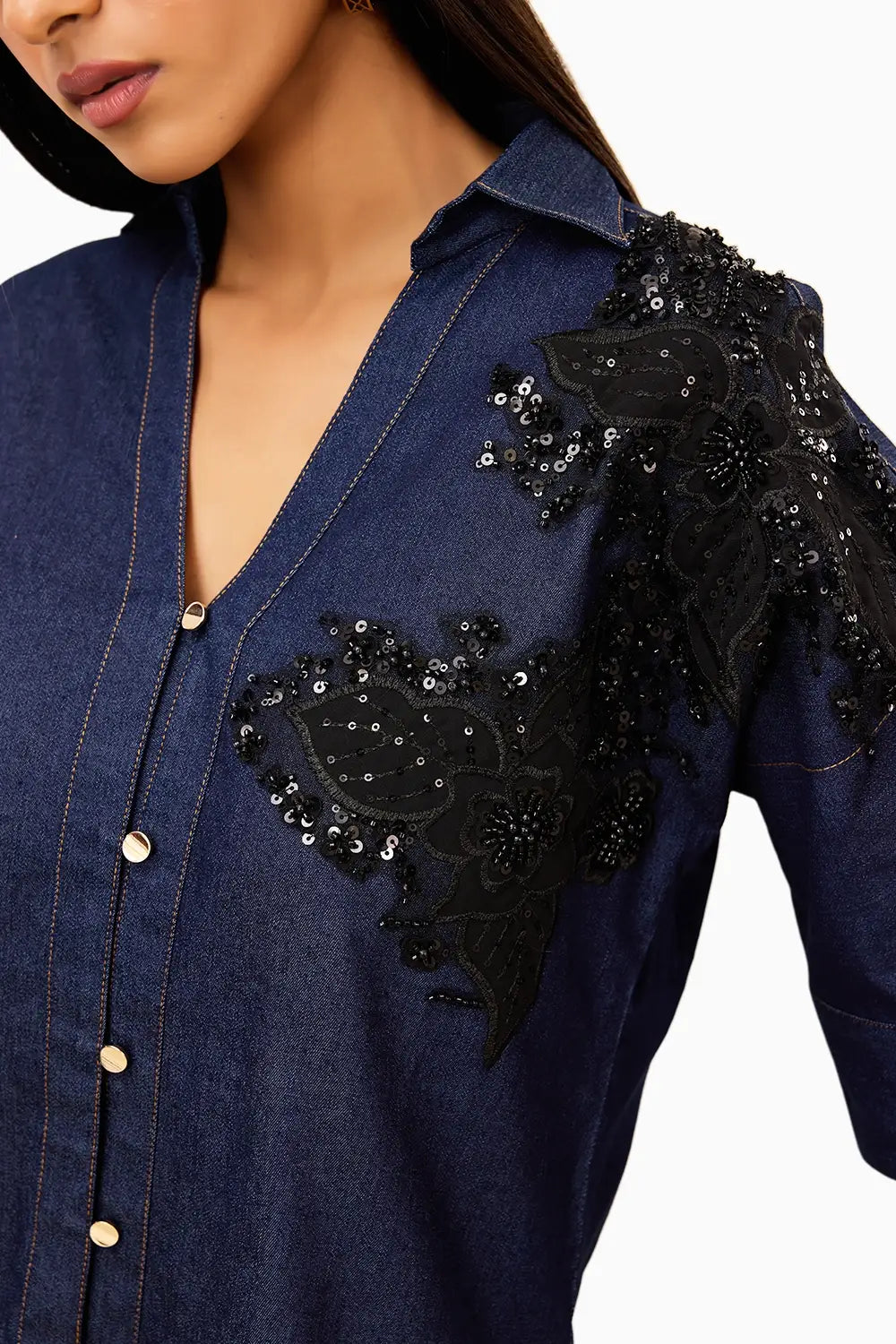 Midnight Blue Denim Co-ord Set