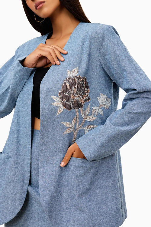 Blue Denim Co-ord Set