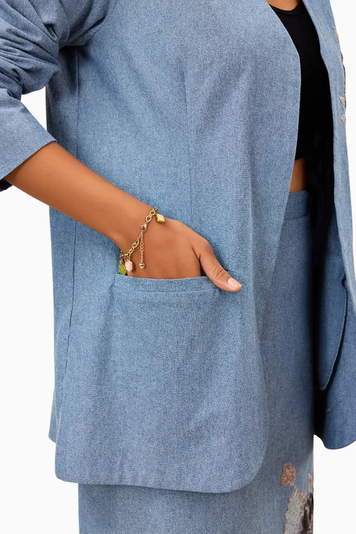 Blue Denim Co-ord Set