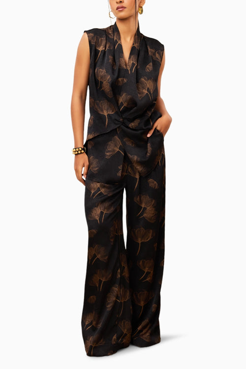 Midnight Bloom Co-ord Set