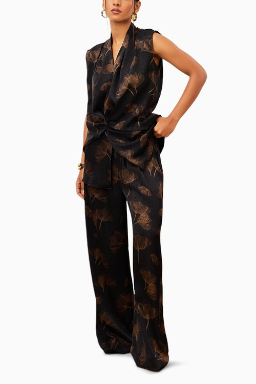 Midnight Bloom Co-ord Set