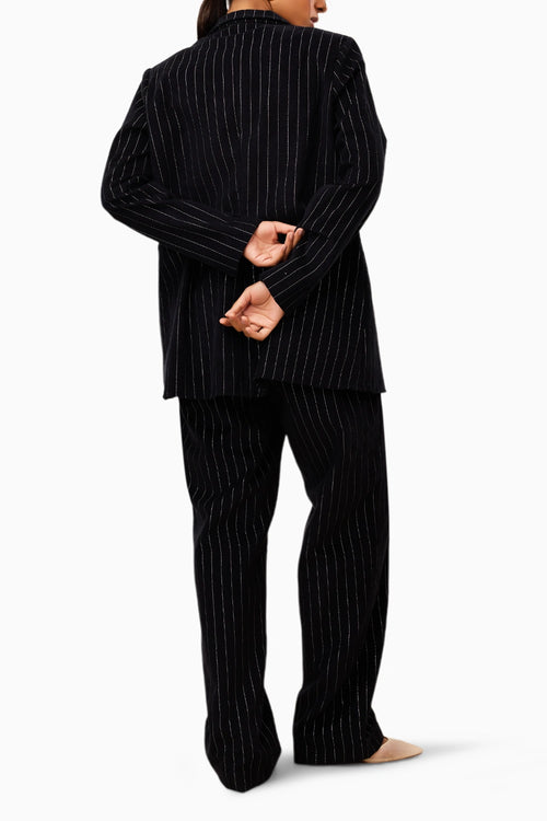 Striped Power Suit Set