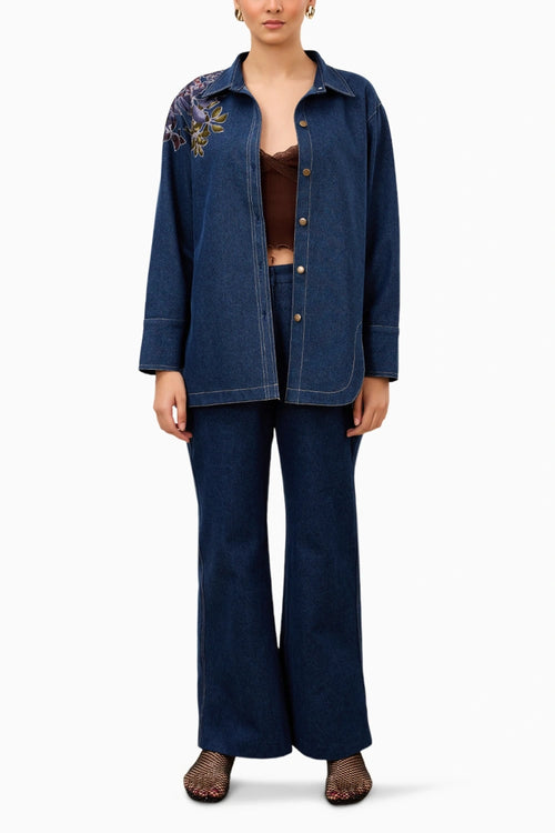 Indigo Vine Denim Co-ord Set