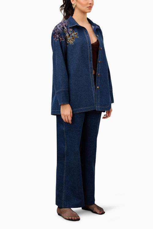 Indigo Vine Denim Co-ord Set