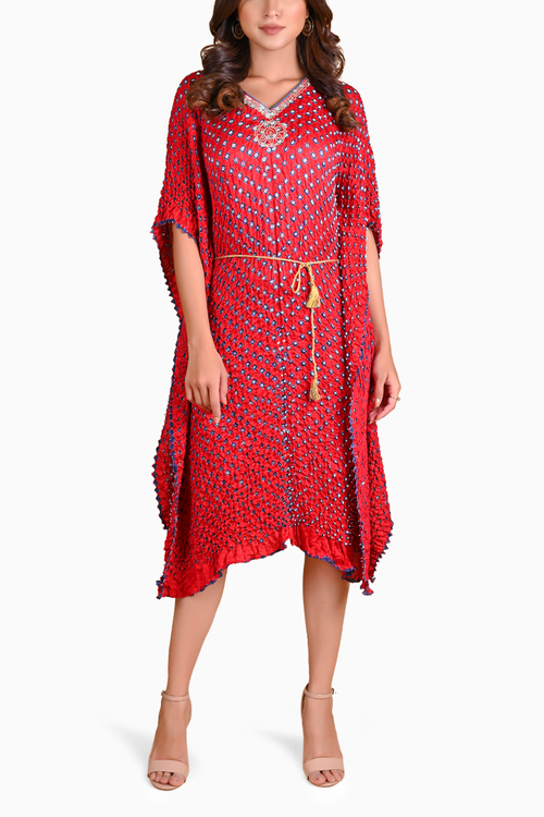 Red Moroccan Kaftan