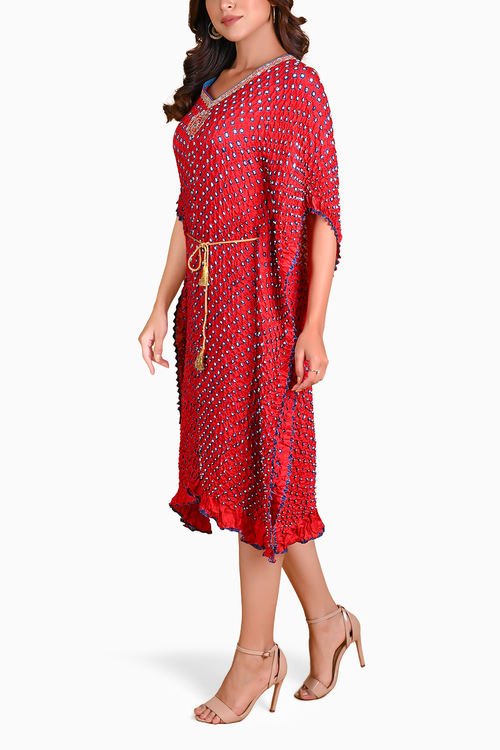 Red Moroccan Kaftan