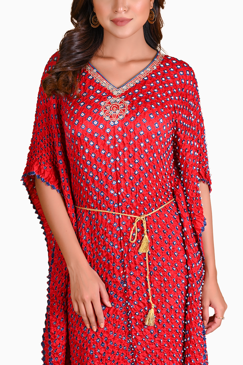 Red Moroccan Kaftan