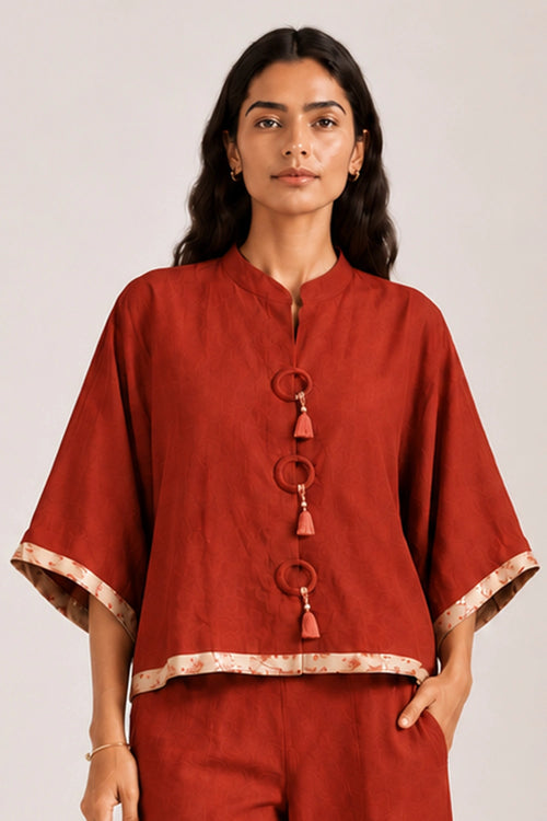 Rust Tube Hip Hop Co-ord Set