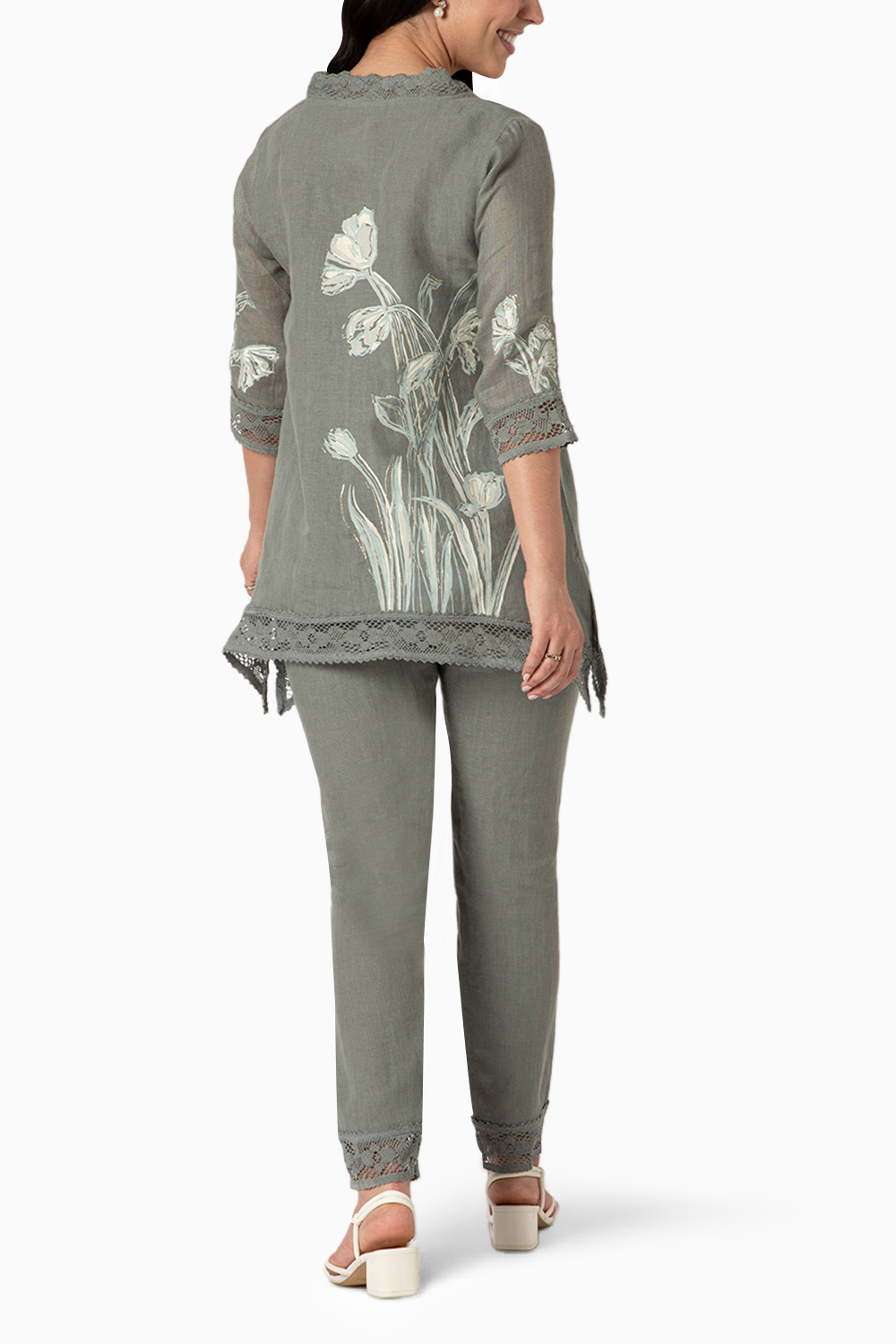 Jade Tulip Paint Talia Top and Pant