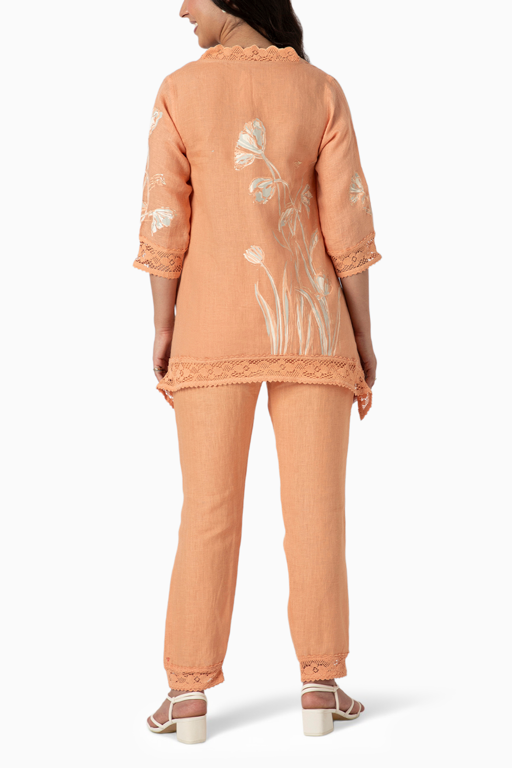 Muskmelon Tulip Paint Talia Top and Pant