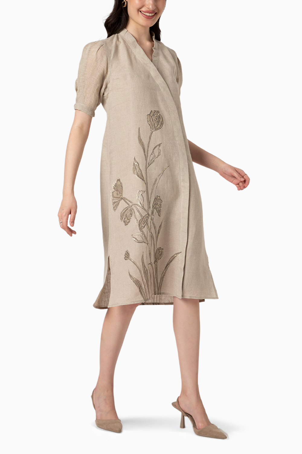 Tulip Natural Pencil Wave Dress