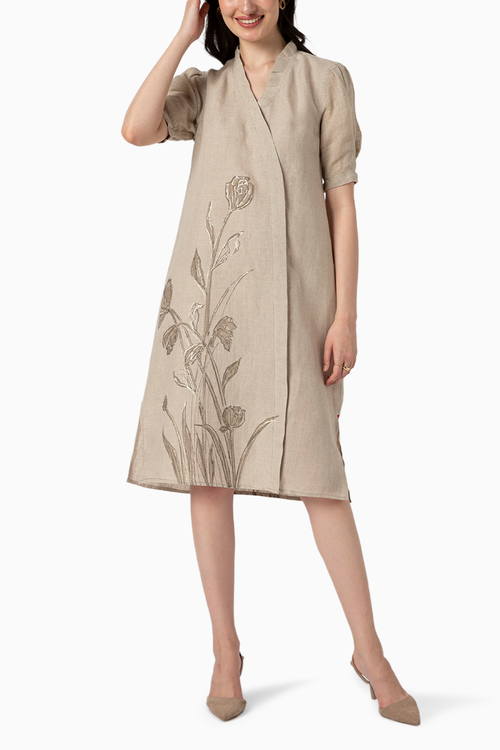 Tulip Natural Pencil Wave Dress